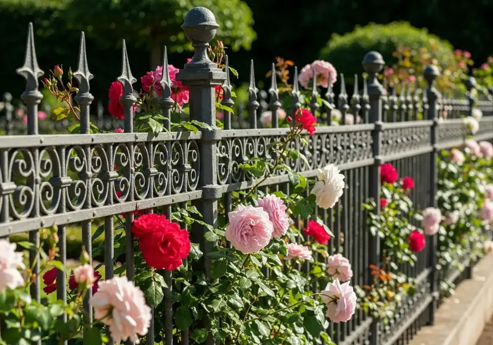 V-LINE Tradicionalna ograda s ružama